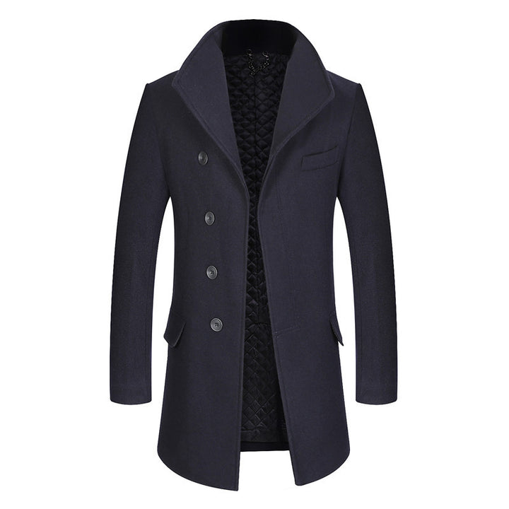 Men's Elegant Double-Breasted Coat Lisslune