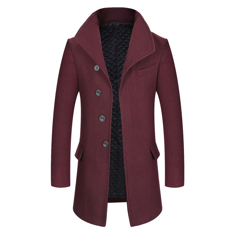 Men's Elegant Double-Breasted Coat Lisslune
