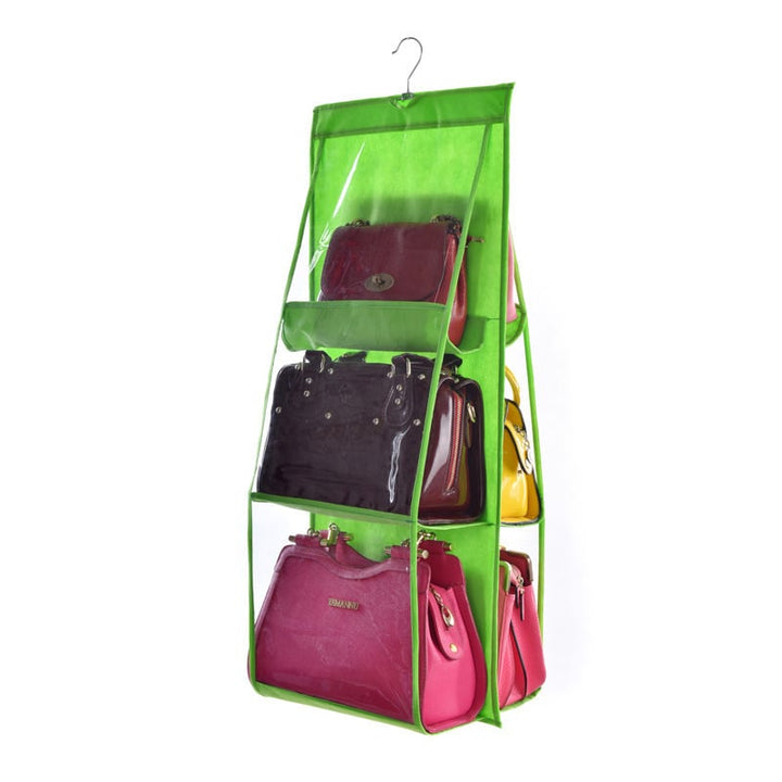 Lisslune | Hanging Handbag Organizer – Double-sided Design with 6 Compartments