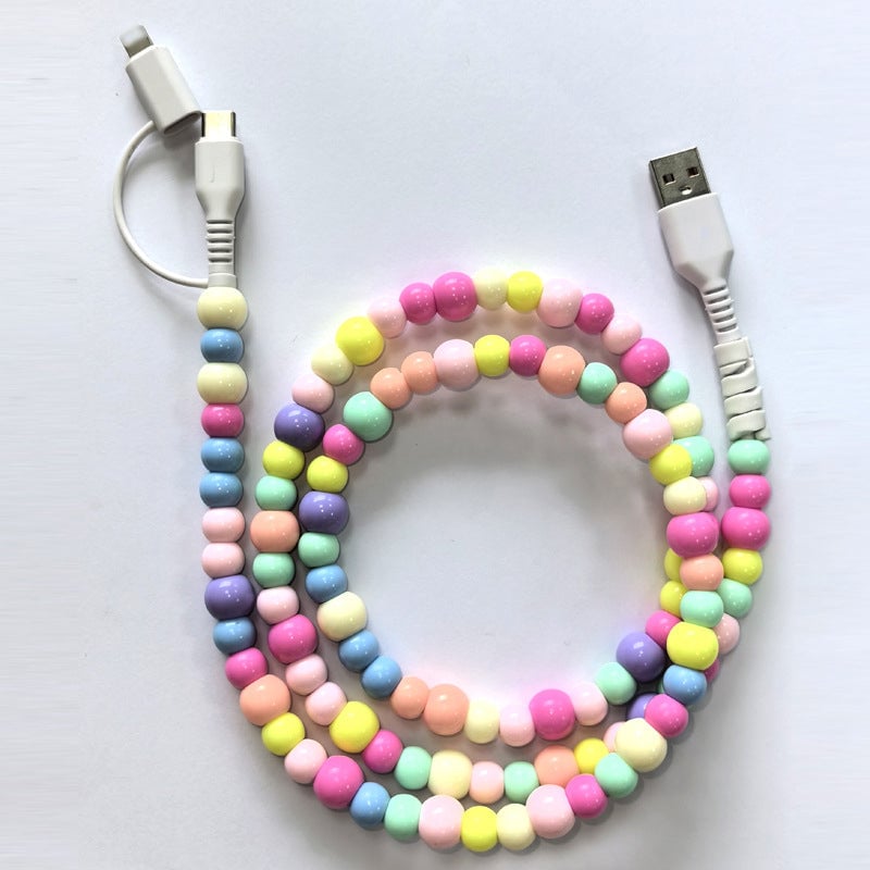 Lisslune | Creative Beads 2-in-1 Data Cable