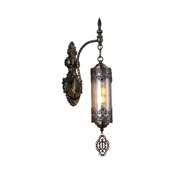 Skørter | Cylinder Restaurant Wall Sconce Light Turkish Metal 1/2 Lights Bronze Wall Lighting Fixture