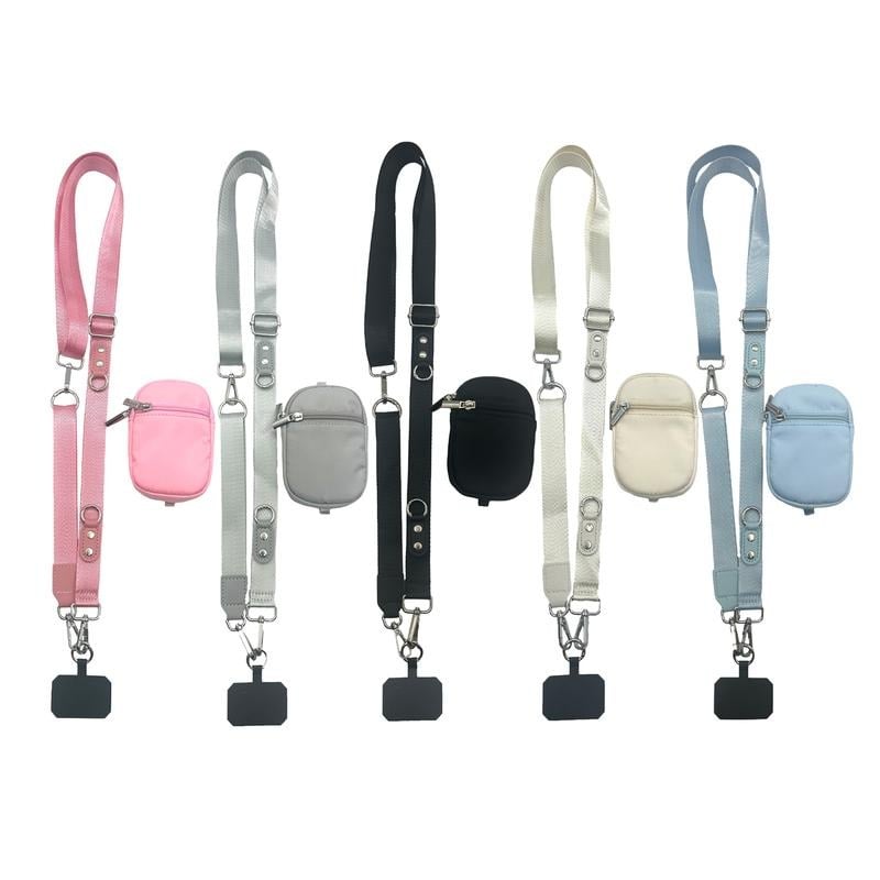 Lisslune | Adjustable Phone Lanyard Crossbody Strap with Wallet
