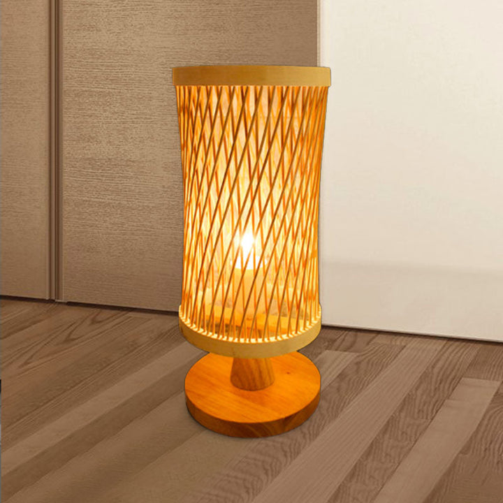Lisslune | Bambloom – Simple beige bamboo tealight