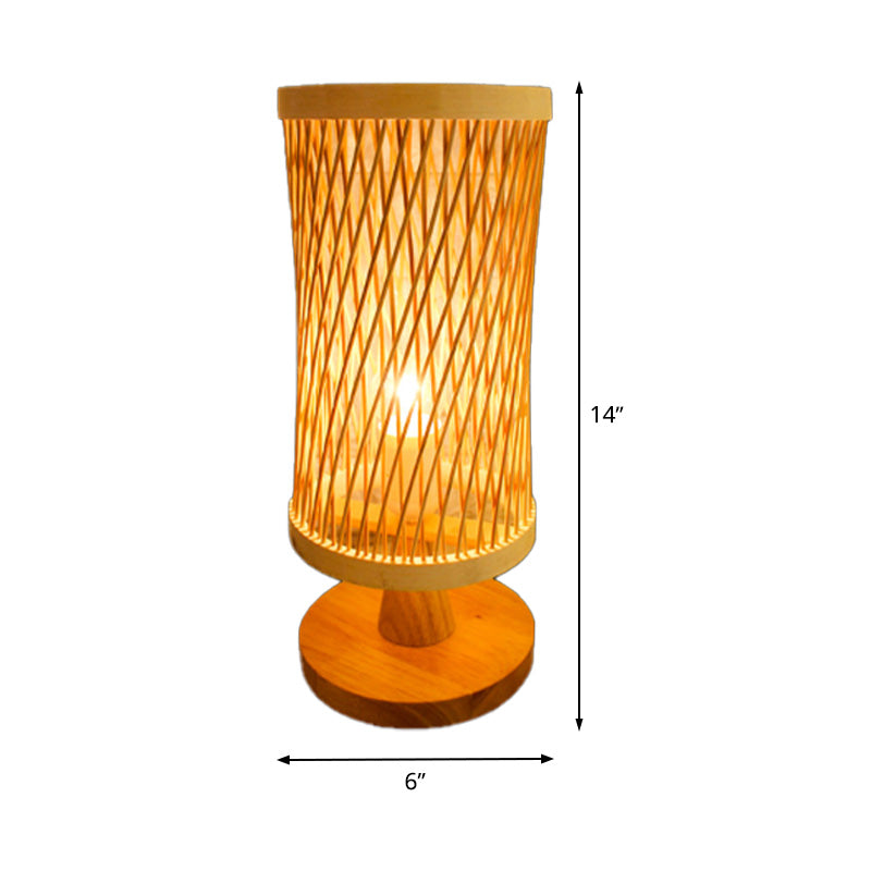 Lisslune | Bambloom – Simple beige bamboo tealight
