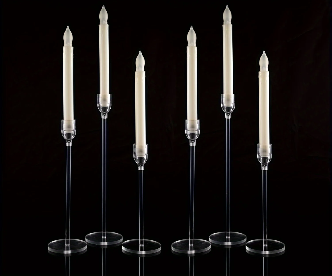 Lisslune | LumenAcry Acrylic Candle Holder Set (3-piece)