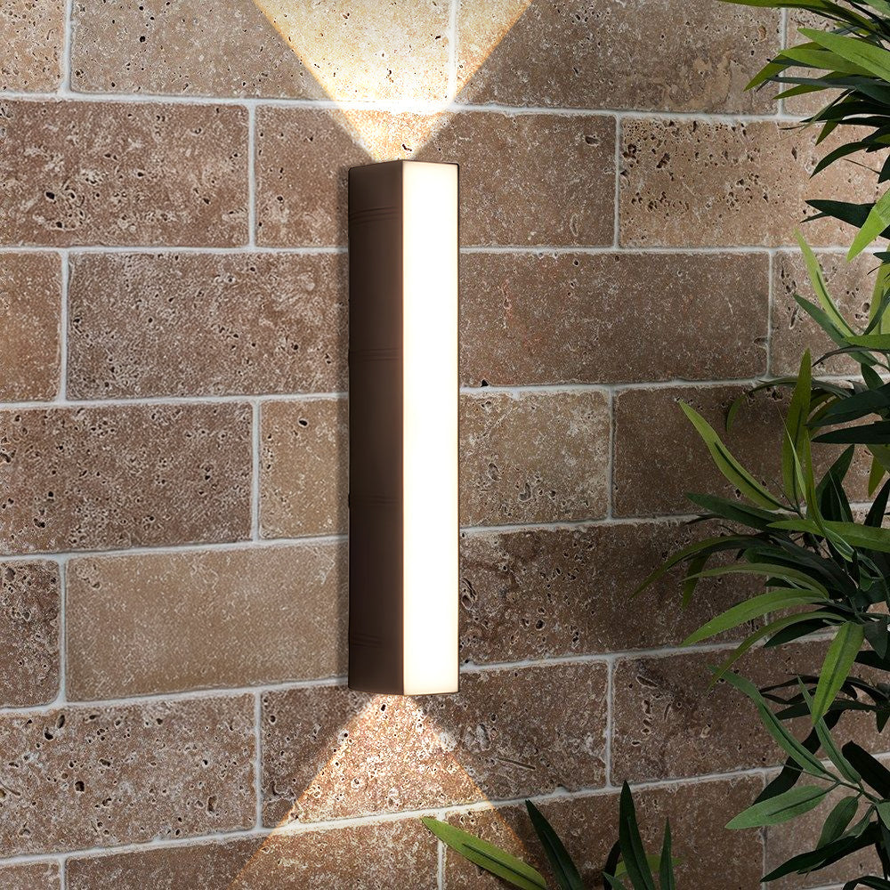 Lisslune | Ultra-Bright Outdoor LED Wall Light – Modern Waterproof Up & Down Design for Garden, Patio & Entryways