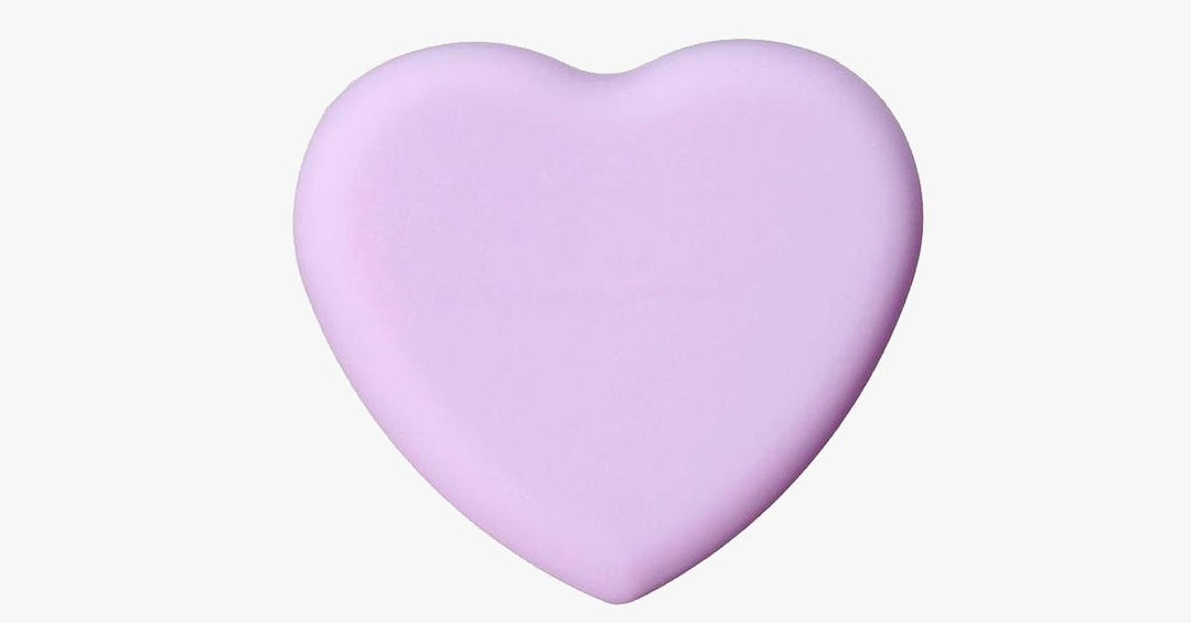 Lisslune | Heart-Shaped Silicone Cosmetic Brush Cleaner Plate Convenient and Easy to Use - Cleans Your Brushes Gently!