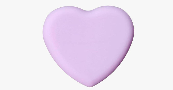 Lisslune | Heart-Shaped Silicone Cosmetic Brush Cleaner Plate Convenient and Easy to Use - Cleans Your Brushes Gently!