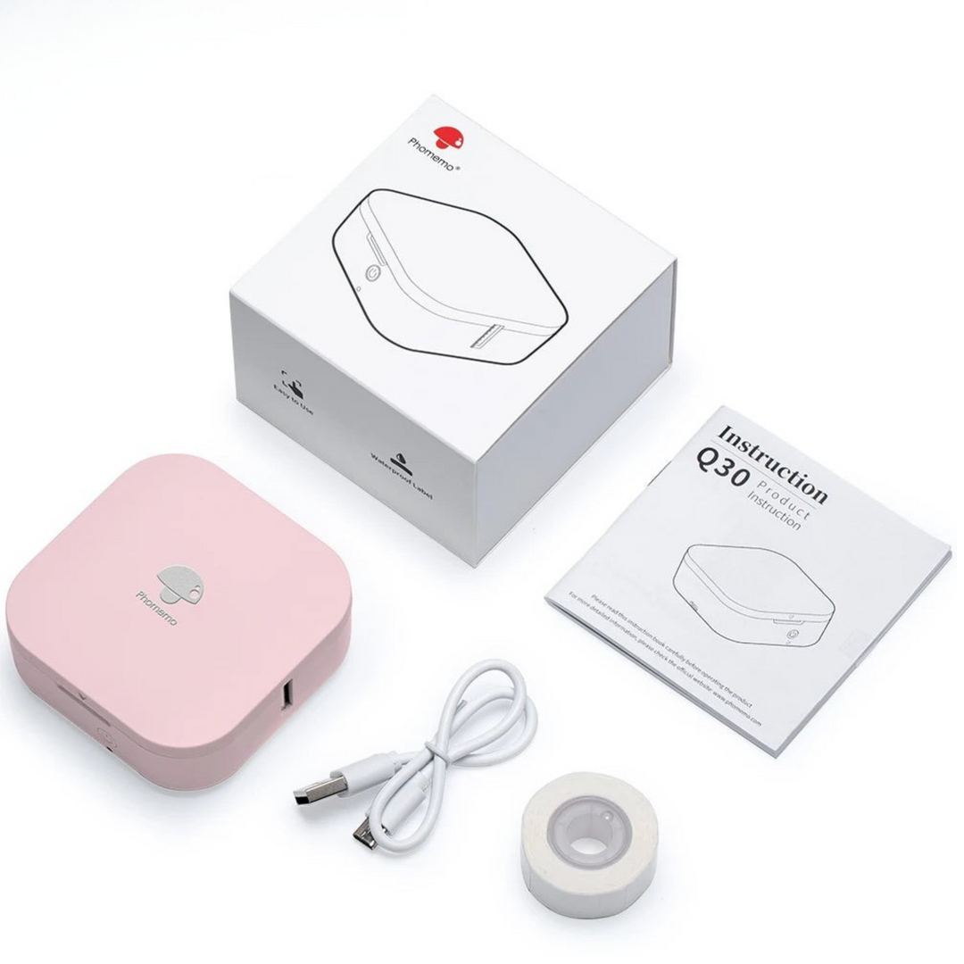 Lisslune | PRINTIFY – Wireless Thermal Label Maker with Bluetooth & Portable Ink-Free Printing