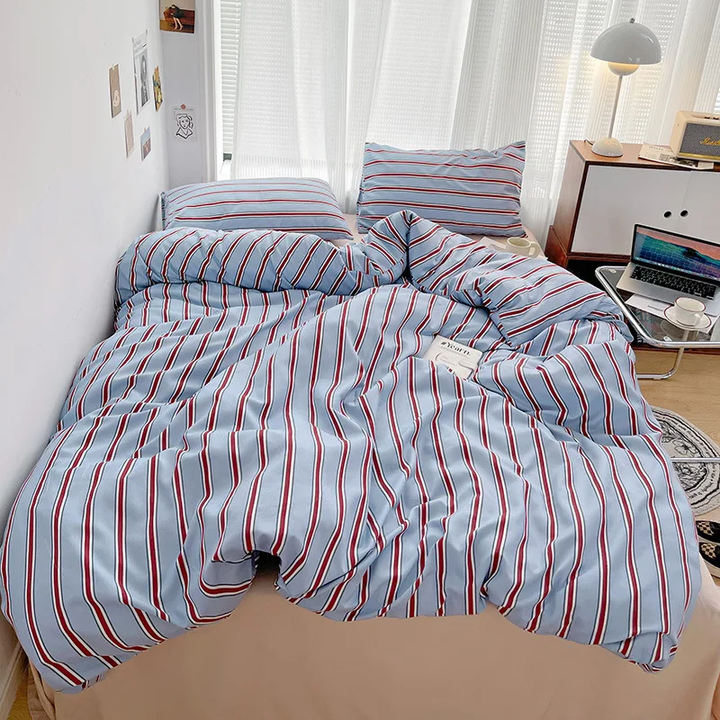 Lisslune | Nordic Stripes Bedding Set