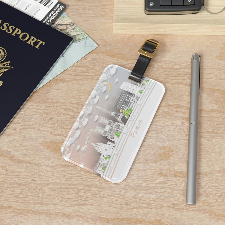 Lisslune | Elegant Paris Travel Tag - Stylish and Practical Luggage Identifier