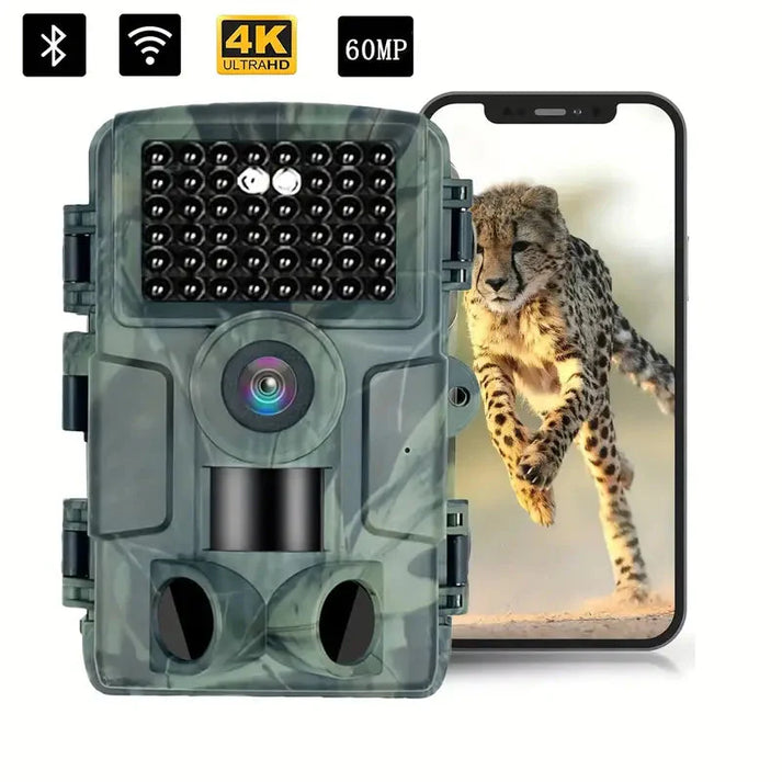 Lisslune | 4K Ultra HD Wildlife Camera – 60MP with App Control