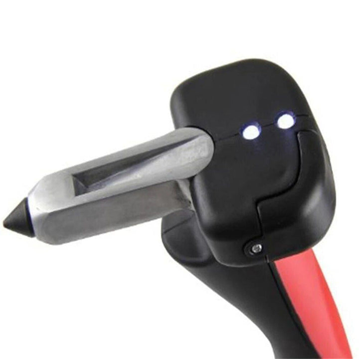 Lisslune | 3-in-1 Car Door Handle with Safety Features: Mobility Aid, Seat Belt Cutter, Window Breaker