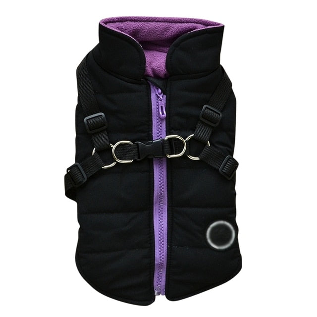 Lisslune | Waterproof pet coat with harness