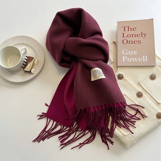 Lisslune | Meriva Soft Warm Wool Scarf for Men and Women