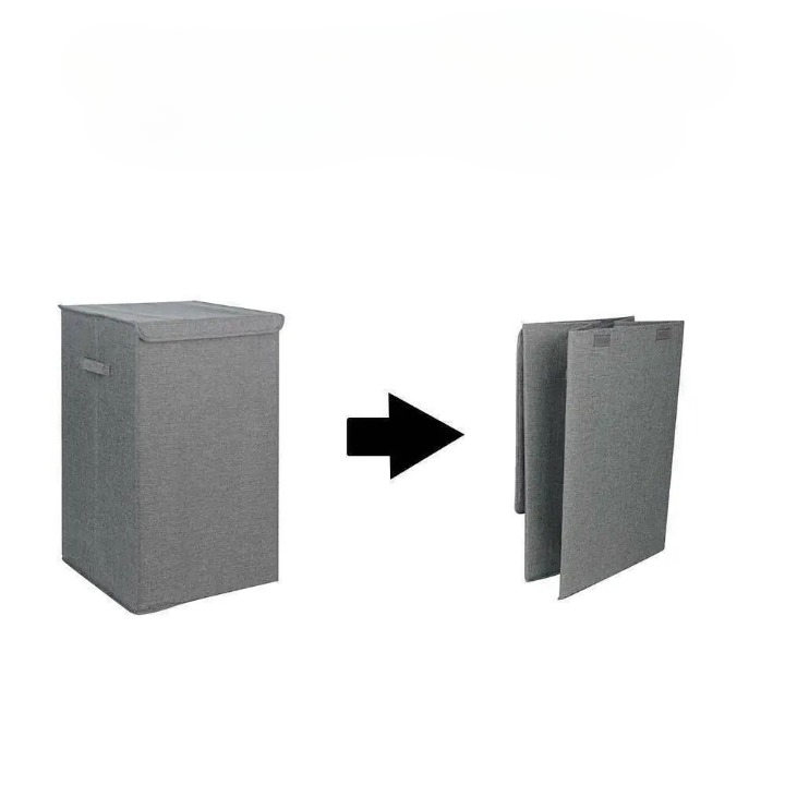 Lisslune | Foldable Laundry Hamper with Lid – Large Capacity