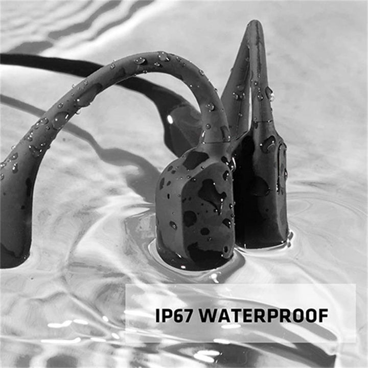 Lisslune | New waterproof bone conduction headphones stereo Bluetooth