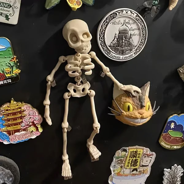 Lisslune | 3D printed vintage skeleton magnetic figure
