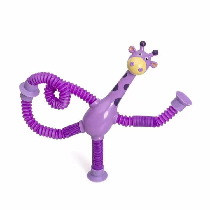 Lisslune | Telescopic Suction Cup Giraffe Toy