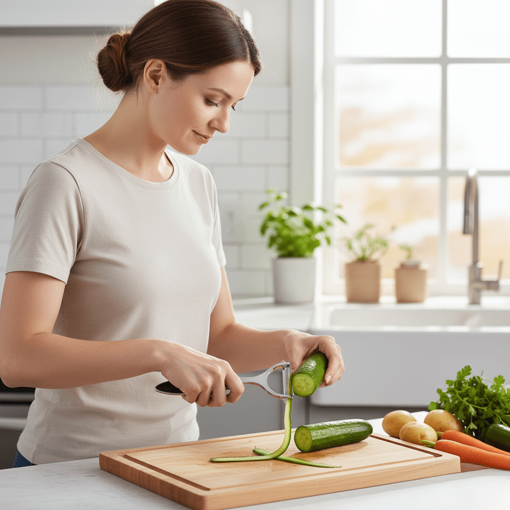 Lisslune | Stainless Steel Vegetable Peeler for Precise and Effortless Results