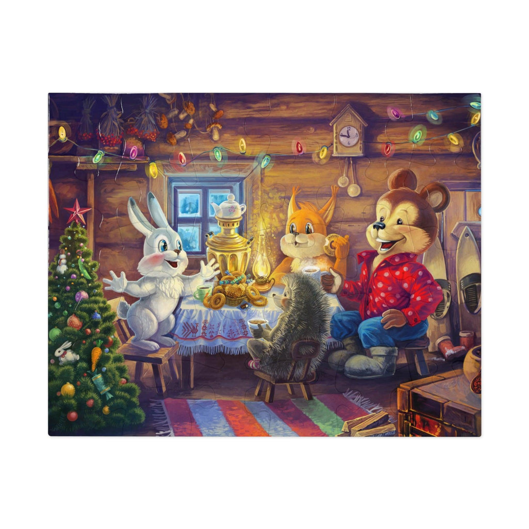 Lisslune | Holiday Cheer Jigsaw Puzzle - Premium Family Fun