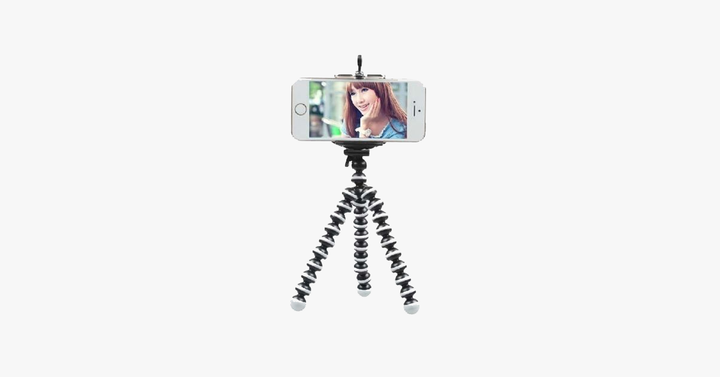 Lisslune | Mini Flexible Selfie Smartphone Stand – Click on amazing pictures easily!