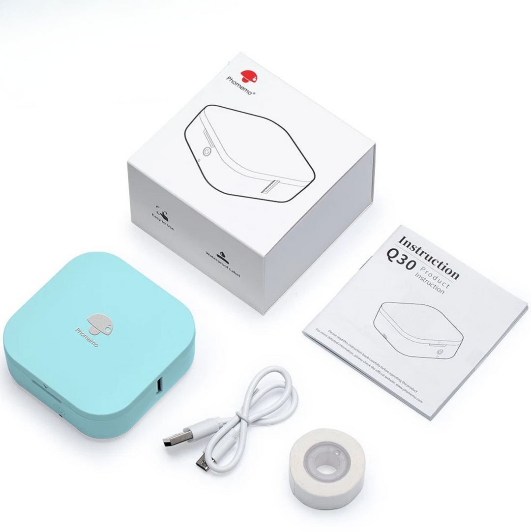 Lisslune | PRINTIFY – Wireless Thermal Label Maker with Bluetooth & Portable Ink-Free Printing
