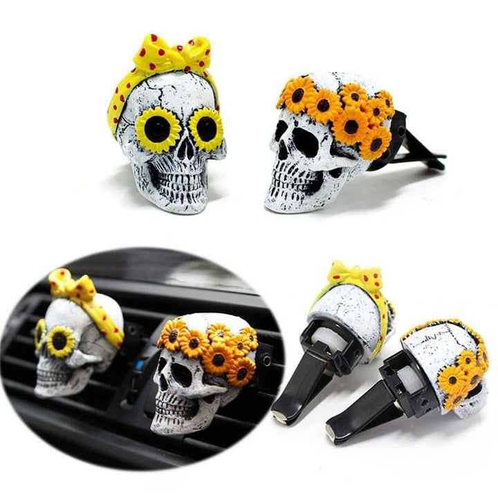 Lisslune | Creative Car Air Purifier Resin Skull For Car Air Conditioning