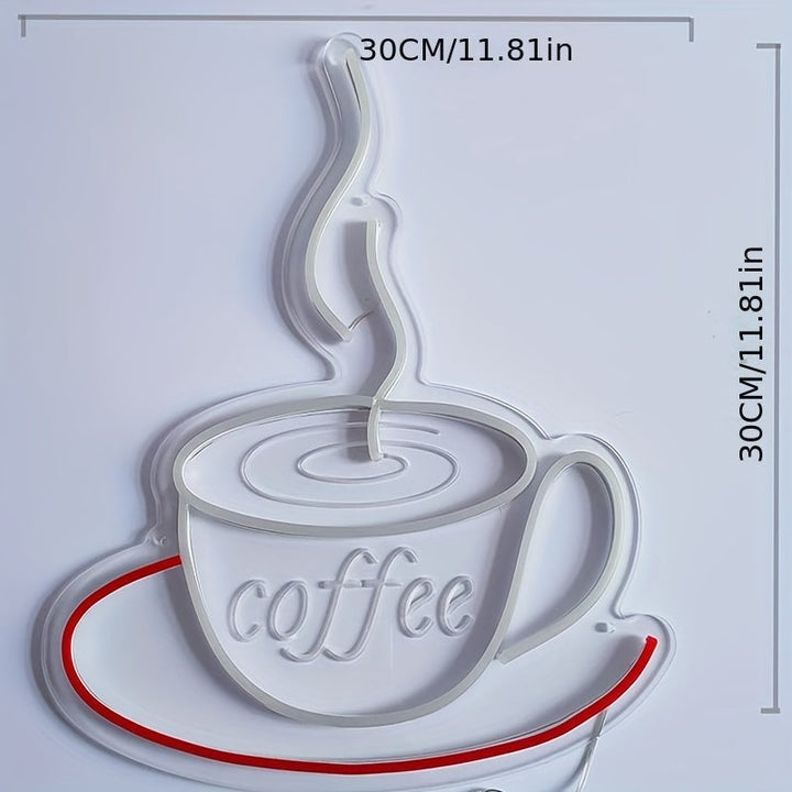 Lisslune | LED Neon Coffee Mug Wall Light