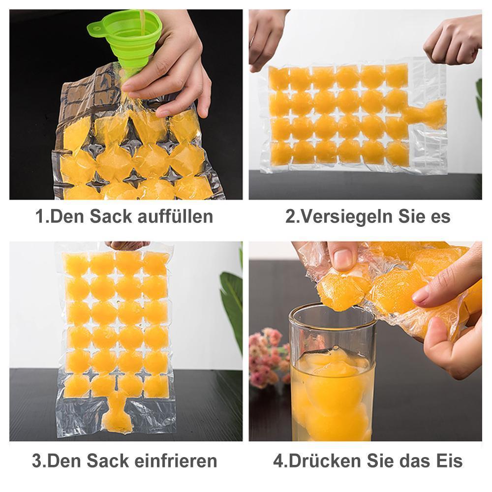 Lisslune | Self-sealing Ice Cube Mold Bag