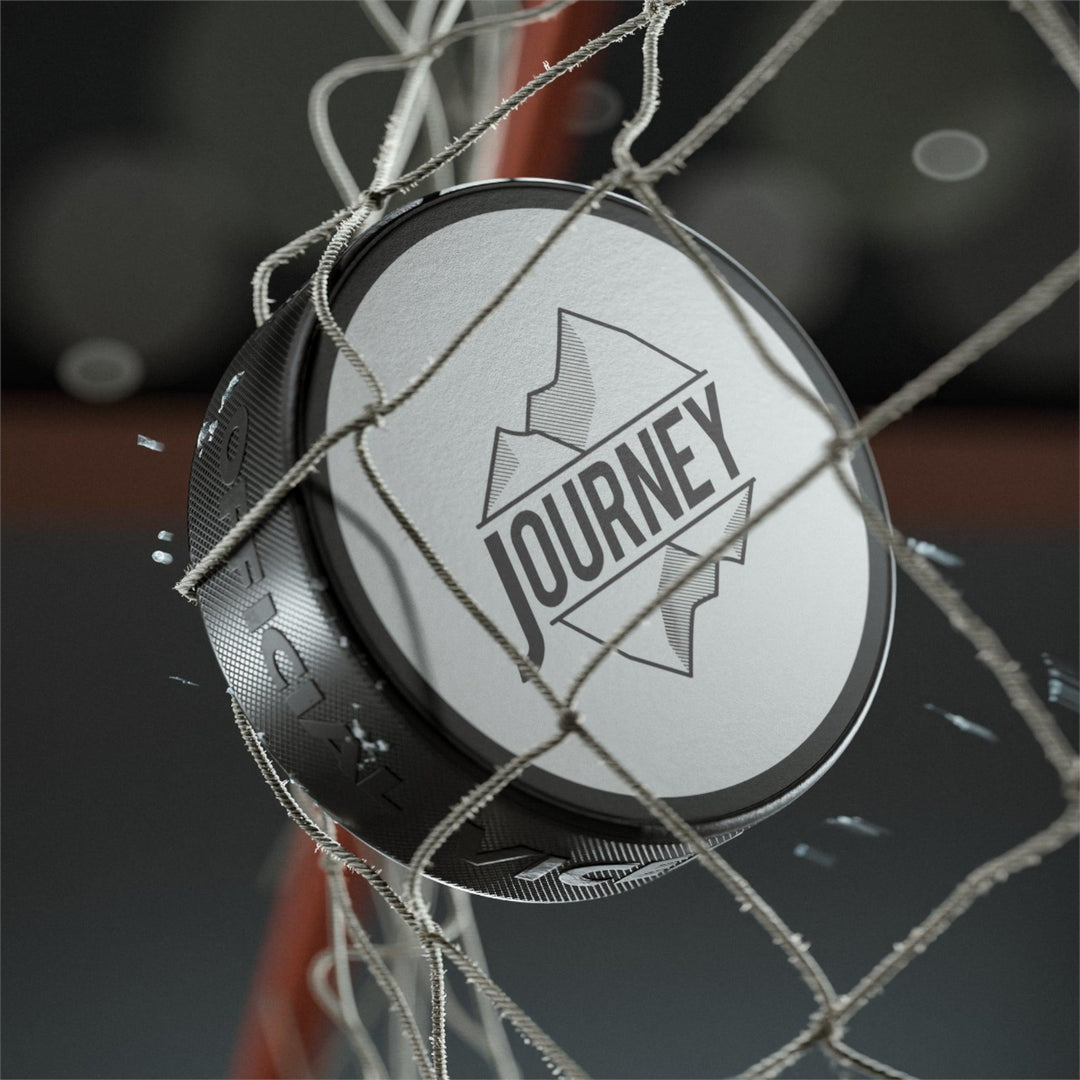 Lisslune | Custom Black Hockey Puck: Distinctive Customization for Passionate Fans