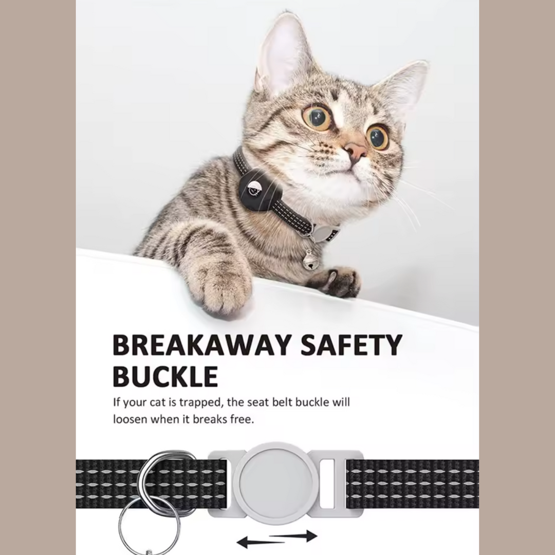 Lisslune | Pet Safety Set – Smart Dog and Cat Tracker with Reflective Collar
