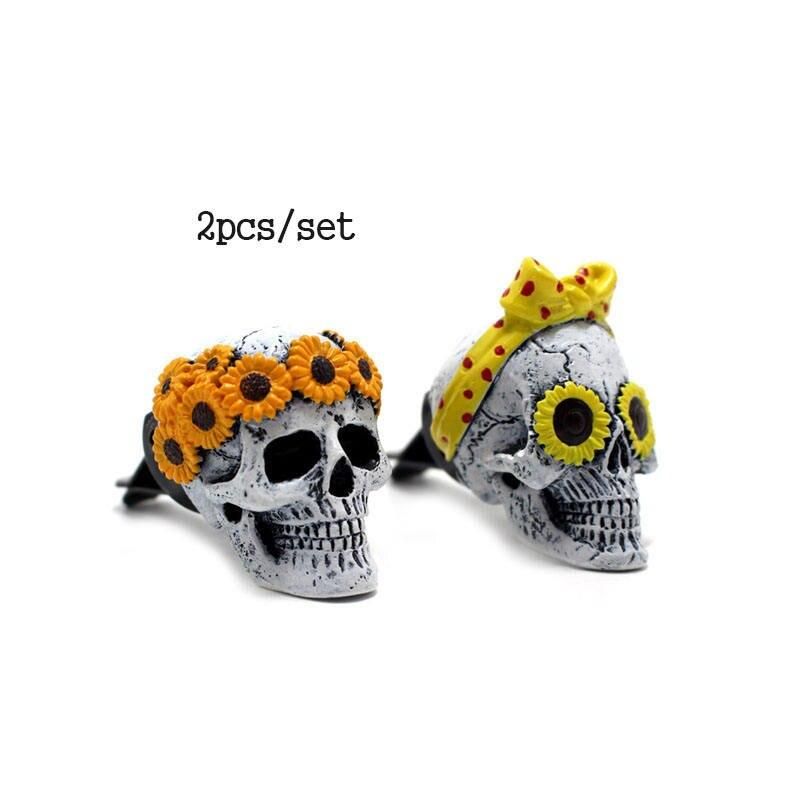 Lisslune | Creative Car Air Purifier Resin Skull For Car Air Conditioning