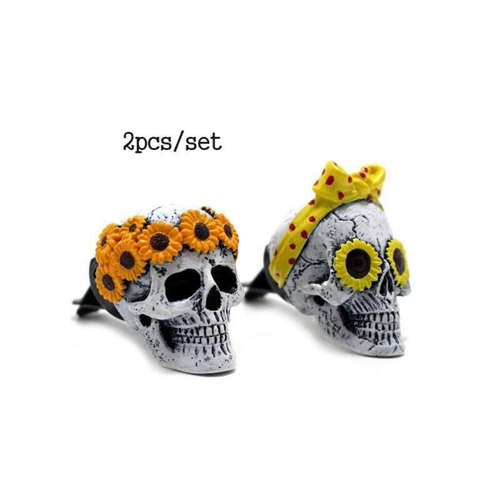 Lisslune | Creative Car Air Purifier Resin Skull For Car Air Conditioning