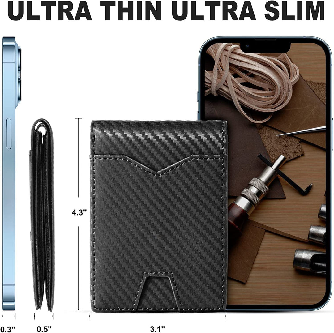 Lisslune | Mens Slim Wallet RFID Blocking