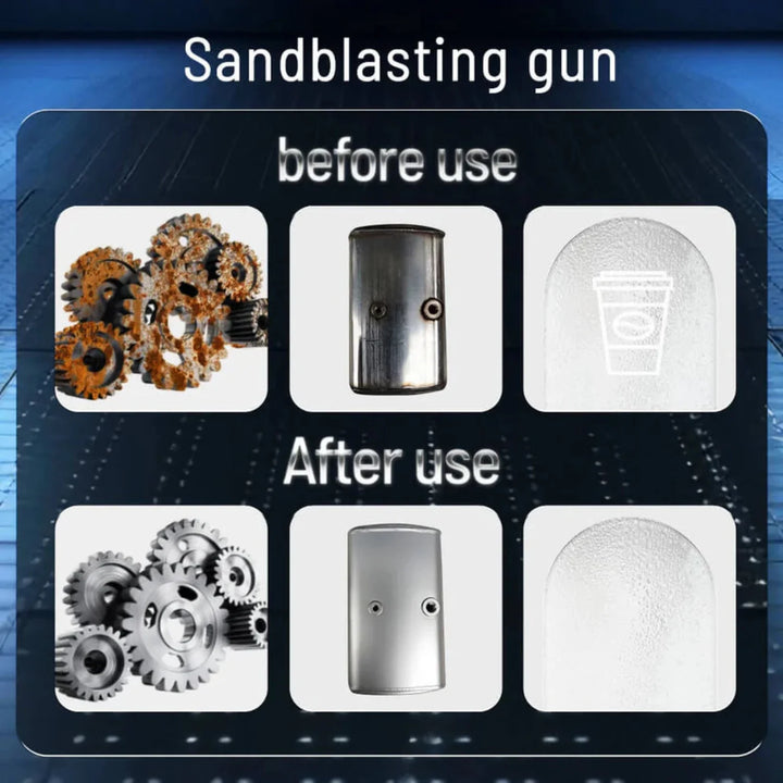 Lisslune | Portable Gravity Sandblasting Gun, with Portable Precision