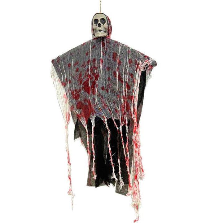 Lisslune | Halloween Hanging Decoration – Blood Red Luminous Skull Ghost