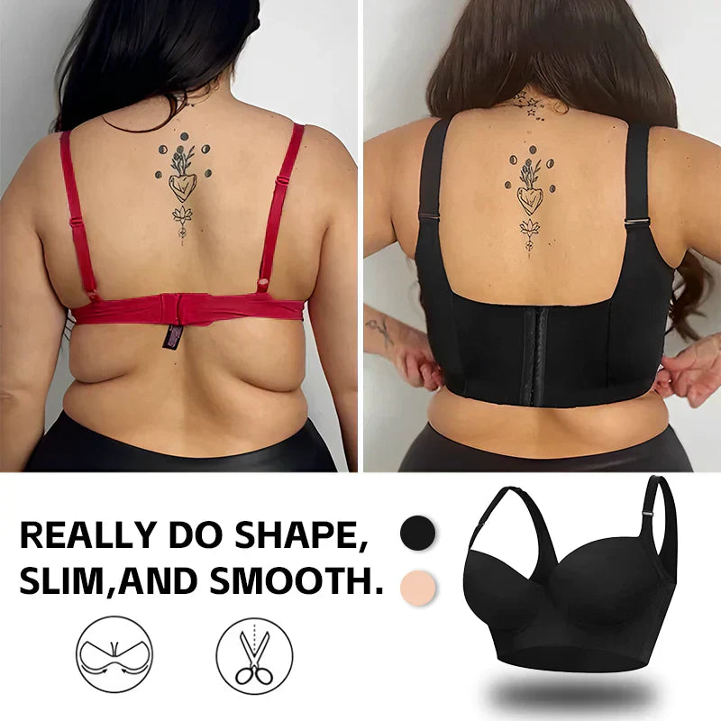 Lisslune | Bra shapewear with deep cups – supportive and flattering design – all-day comfort – wall clock