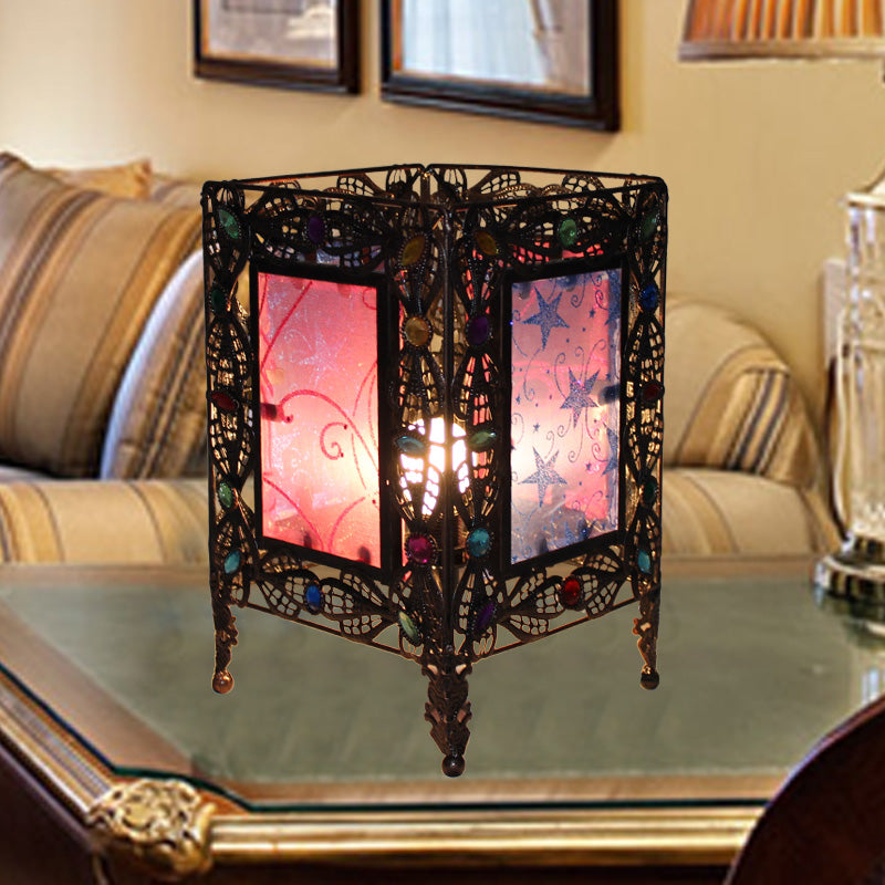 Lisslune | Metalluxe – Art Deco Floor Lamp with Rustic Metal Design