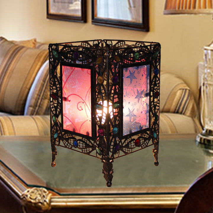 Lisslune | Metalluxe – Art Deco Floor Lamp with Rustic Metal Design