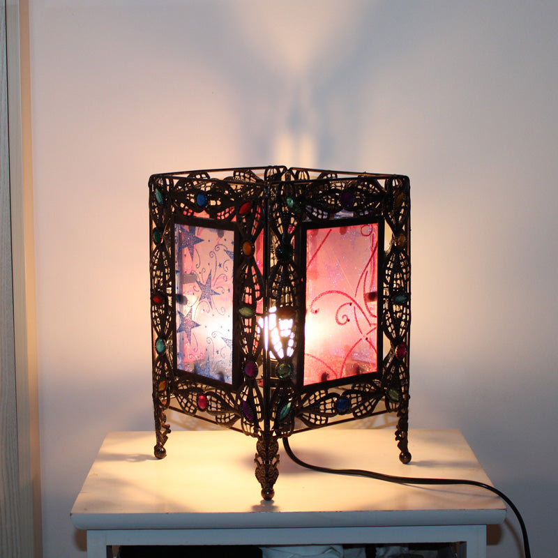 Lisslune | Metalluxe – Art Deco Floor Lamp with Rustic Metal Design