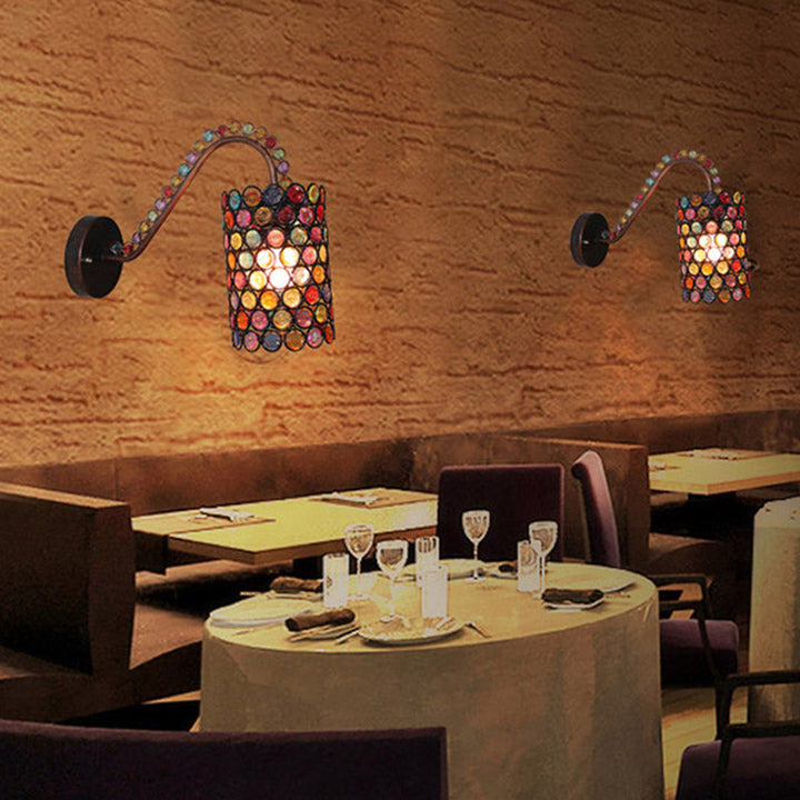 Skørter | Rust 1 Cup Wall Painting Light Fixture Art Deco Metal Cylinder Wall Lamp Shade for Restaurant