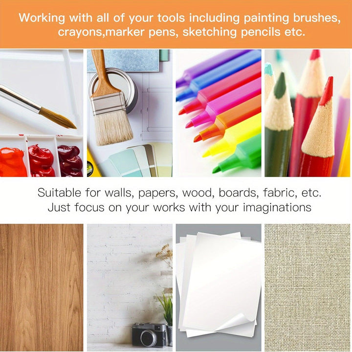 Lisslune | Nature's Touch: 16-piece reusable stencil set for artistic home transformations