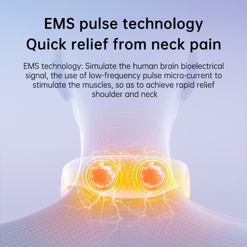 Lisslune | Neck massager with heat, alleviating, relaxing and rejuvenating – your relaxation partner for on the go