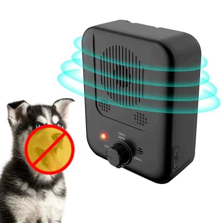 Lisslune | Ultrasonic Dog Barking Control Device (trains your dog not to bark)