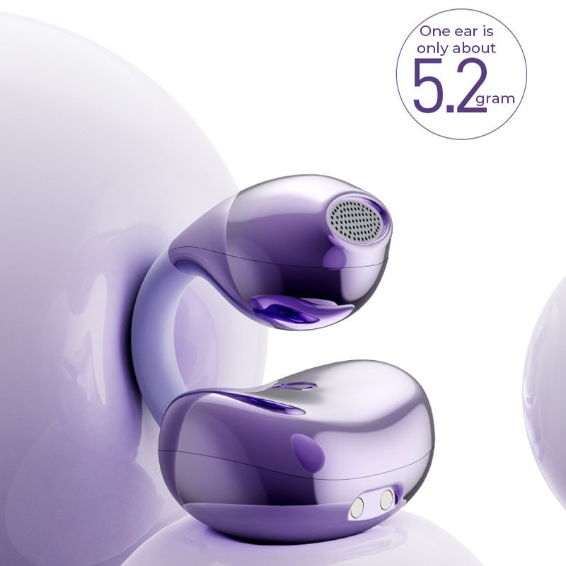 Lisslune | AI Translation Open Ear Clip Bluetooth Headphones