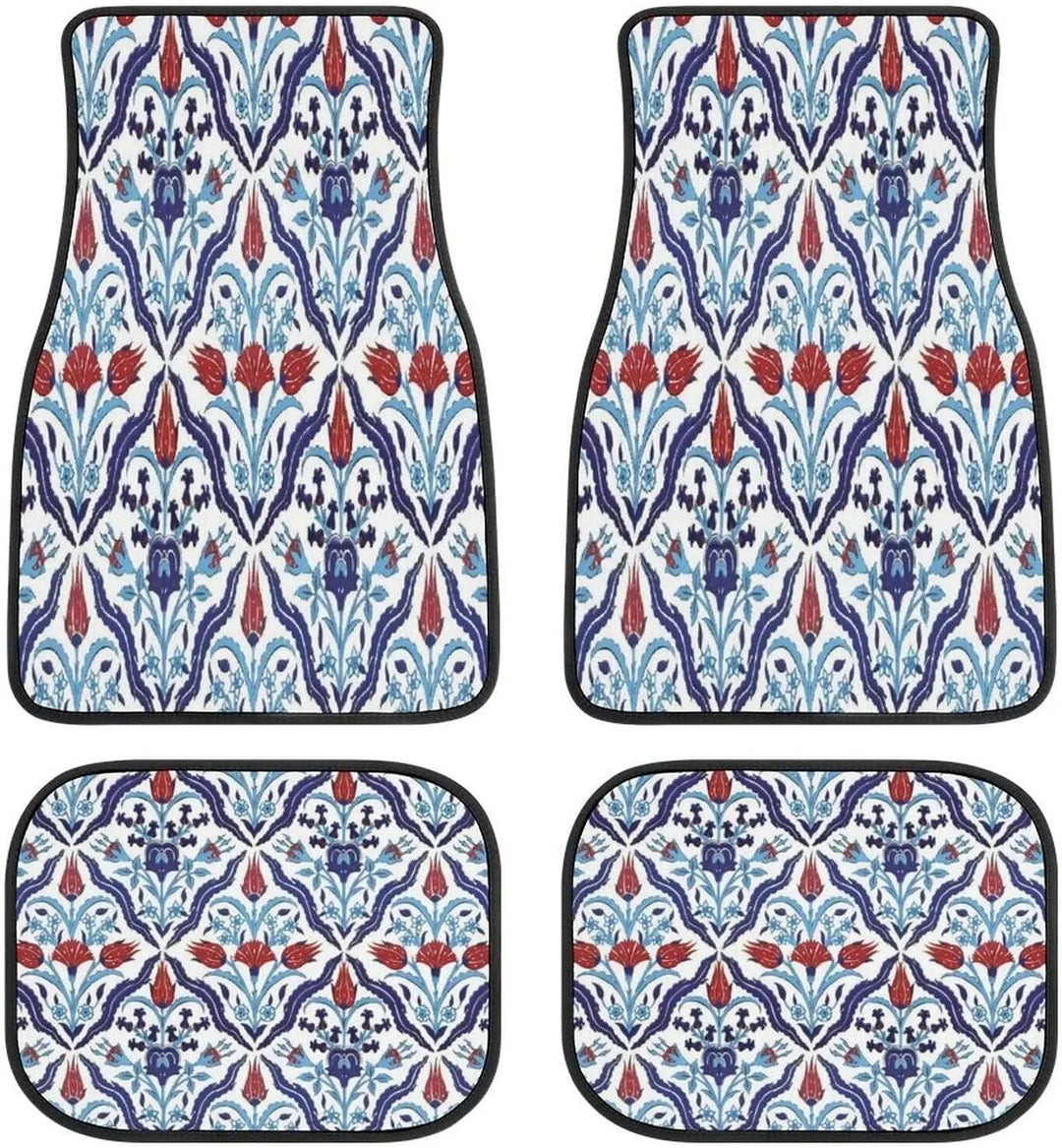 Lisslune | Vintage Persian-Turkish patterned car mats (4-piece set)