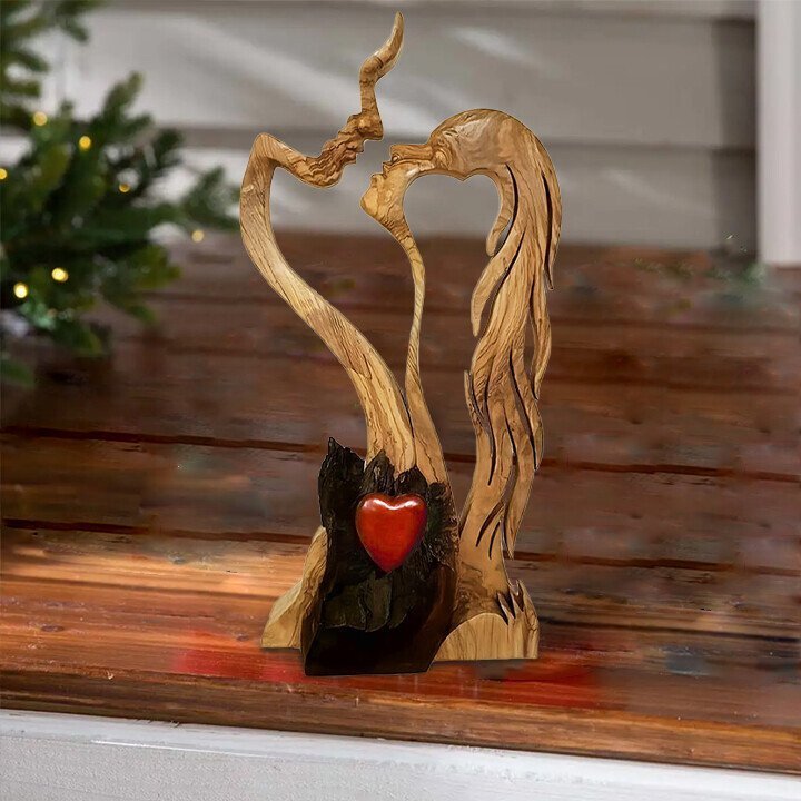 Lisslune | Love Eternal Wooden Ornament