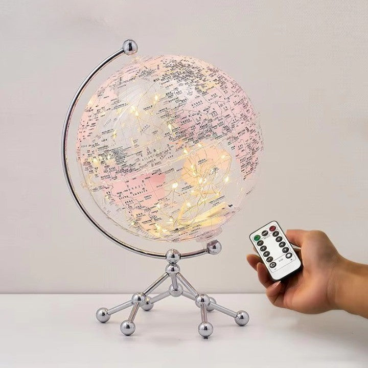 Lisslune | Golden Sail World Map Decor LED Light