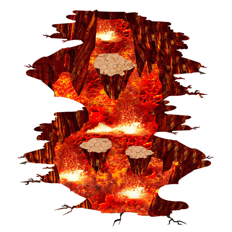 Lisslune | Magma 3D Wall Sticker Home Decor